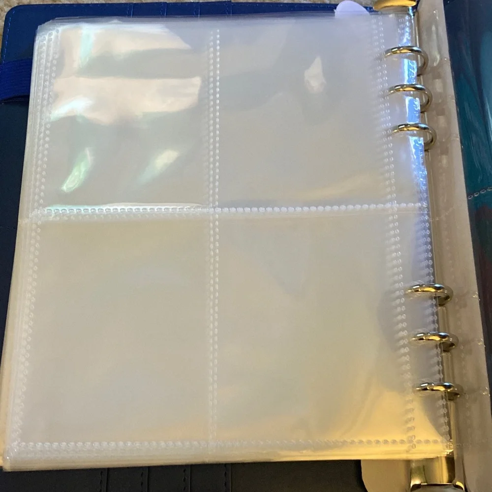 Blue Envelope Savings Challenge Binder